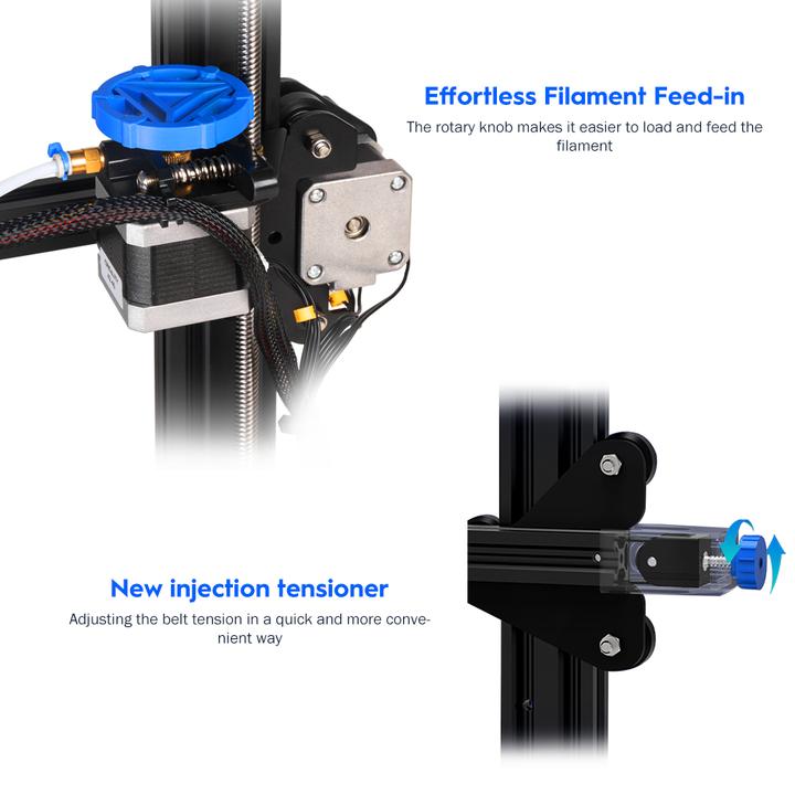 ender-3 v2 retary knob and tensioner