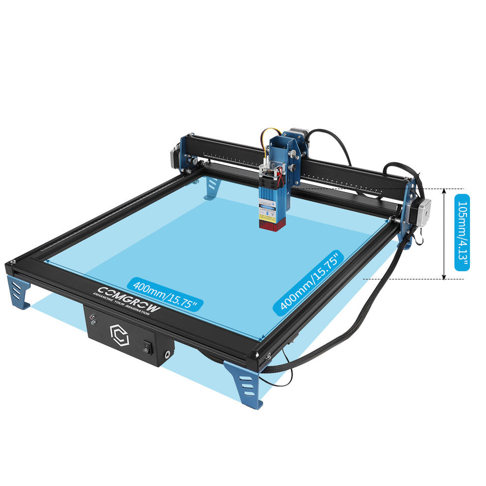 effective engraving and cutting area 400*400*105mm