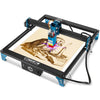 comgrow z1 is laser engraving a board